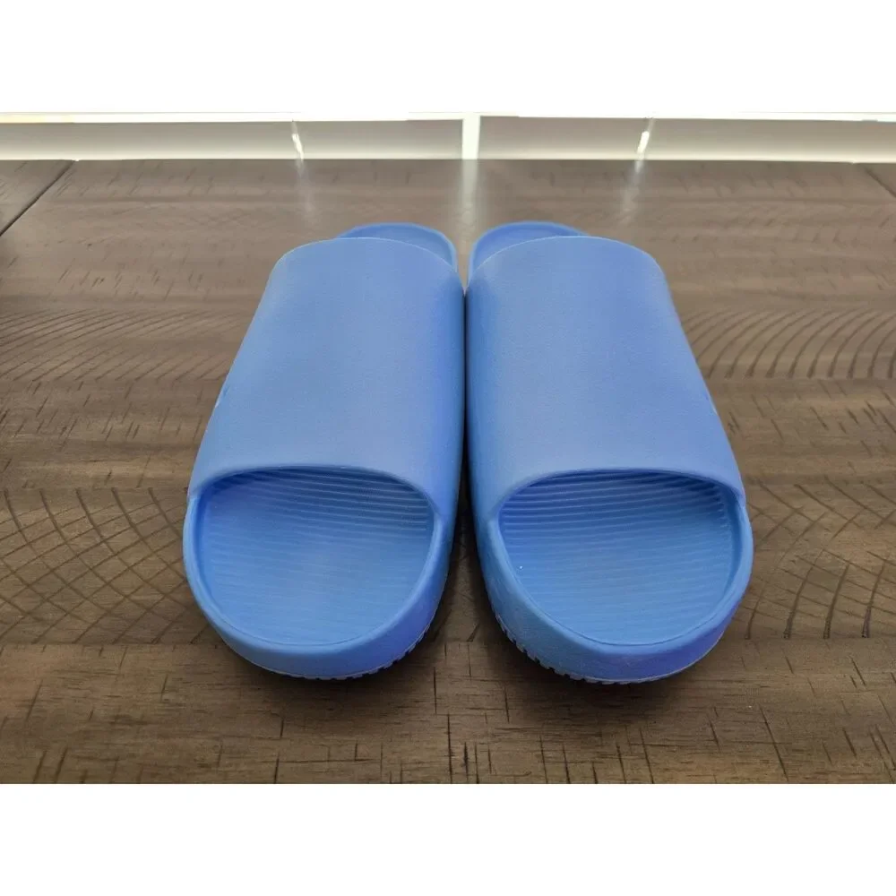Nike Calm Slide Light Blue Size 9 Mens - Gently Used